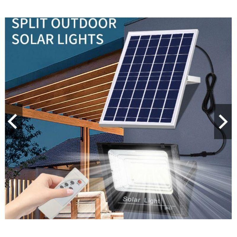 NEW LAMPU SOROT SOLAR CELL LED TENAGA SURYA LAMPU TENAGA MATAHARI LAMPU SOROT 45W Outdoor