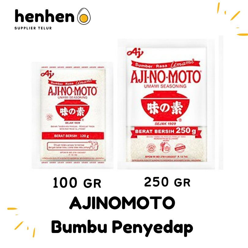 

AJINOMOTO PENYEDAP RASA 100 GRAM/ 250 GRAM