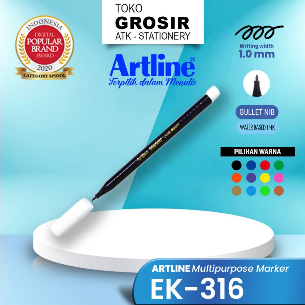 

ARTLINE Spidol Mewarnai Marker EK 316