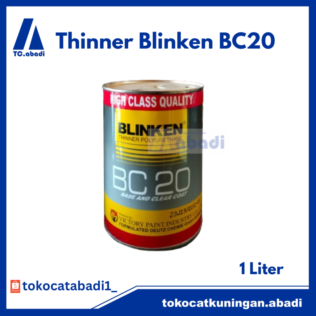 THINNER BLINKEN BC 20 / PENGENCER CET / PERNIS BLINKEN PU - 1 Liter