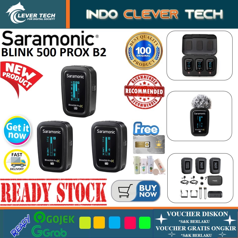 Saramonic Blink 500 Pro X B2 Dual Wireless Mic Blink500 ProX B2