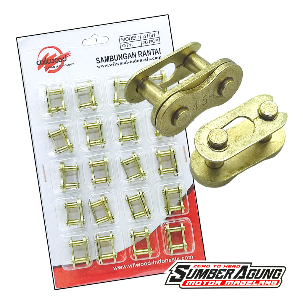 SAMBUNGAN RANTAI RANTE RANTAI WILWOOD GOLD 415H