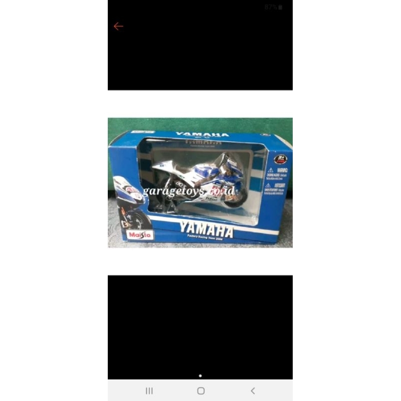 Maisto 1:18 Diecast MOTOGP Yamaha 2008 Jorge Lorenzo No.48