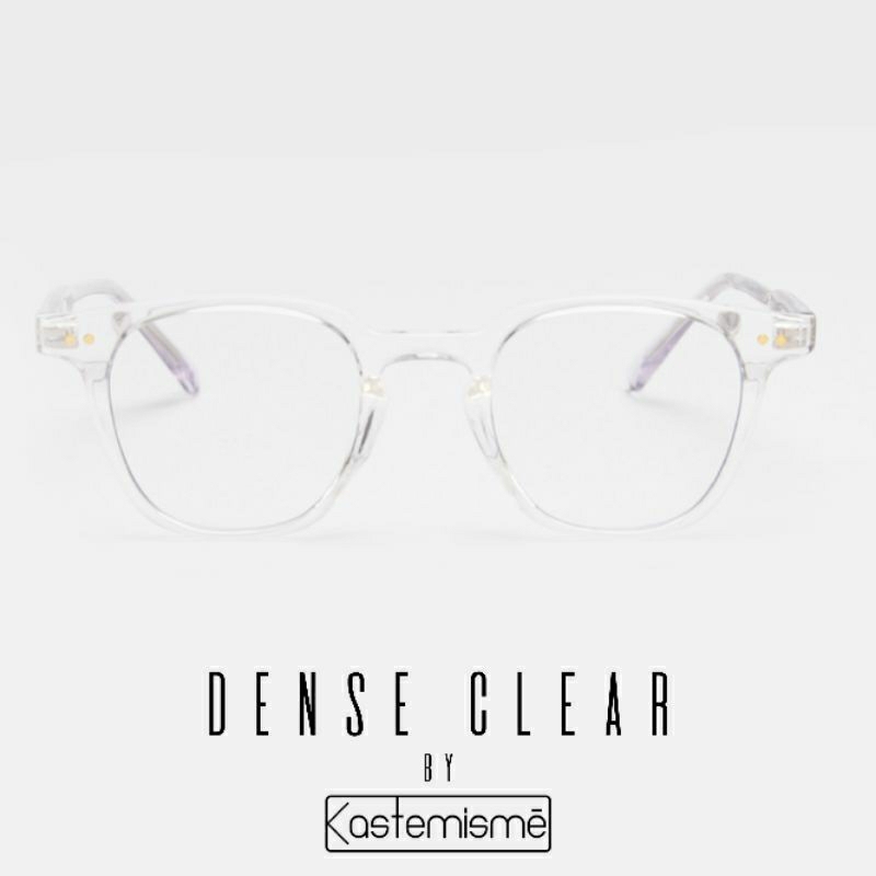 Frame Kacamata fashion Pria & Wanita Clear Dense