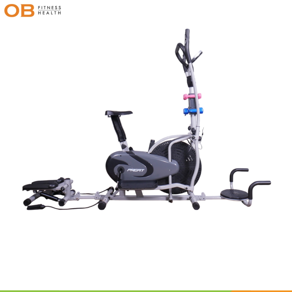 Sepeda Orbitrack OB Fitness Health OB 6015 Elliptical Bike dengan Stepper & Headset