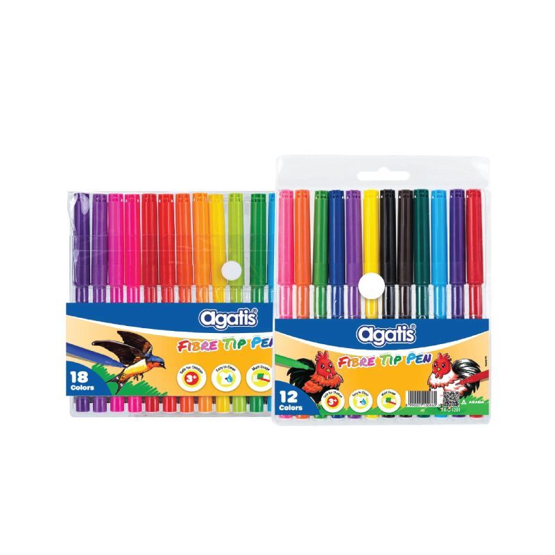 

AGATIS FIBRE TIP PEN / SPIDOL WARNA FIBRE TIP AGATIS