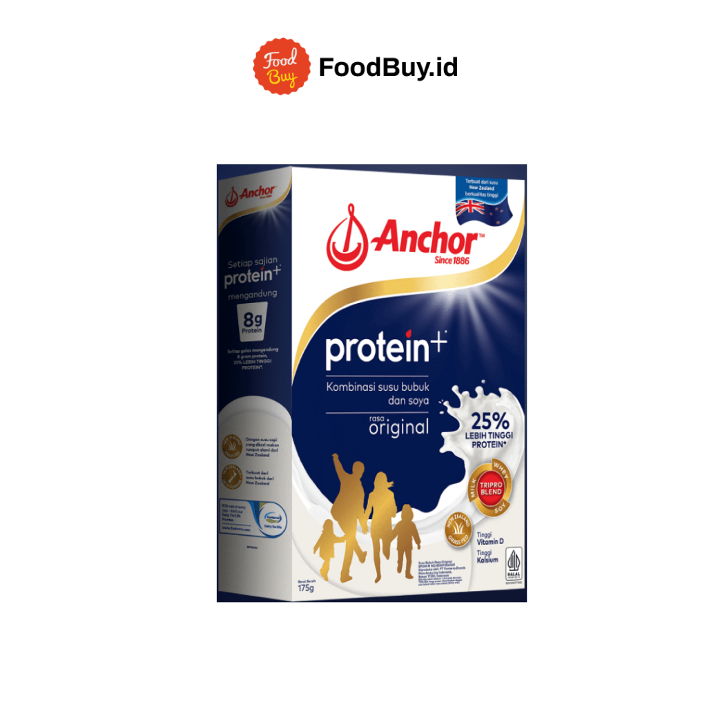 

Anchor Susu Bubuk Protein+ Rasa Original 175 gr
