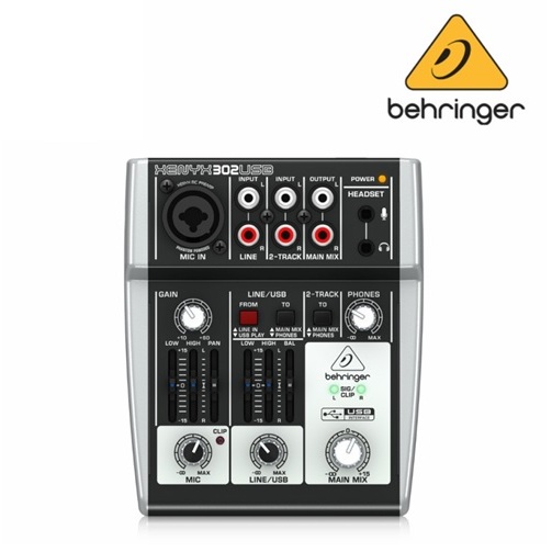Behringer Xenyx 302USB Mixer Audio Soundcard Audio Interface