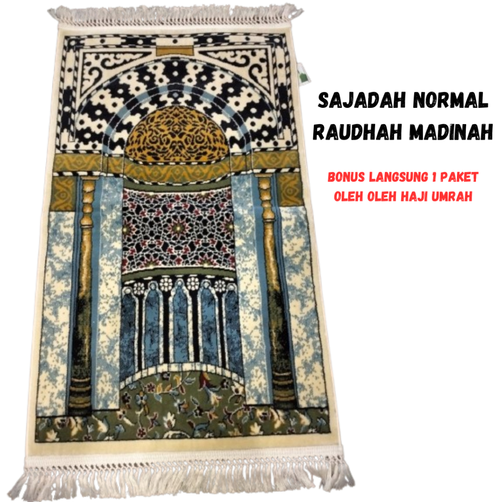 SAJADAH RAUDAH, SAJADAH RAWDAH, SAJADAH RAUDHAH, SAJADAH RODHOH, SAJADAH MASJID NABAWI, SAJADAH MADI