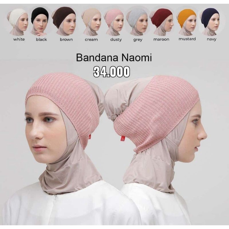 Zoya Bandana Rajut Inner Ciput Naomi