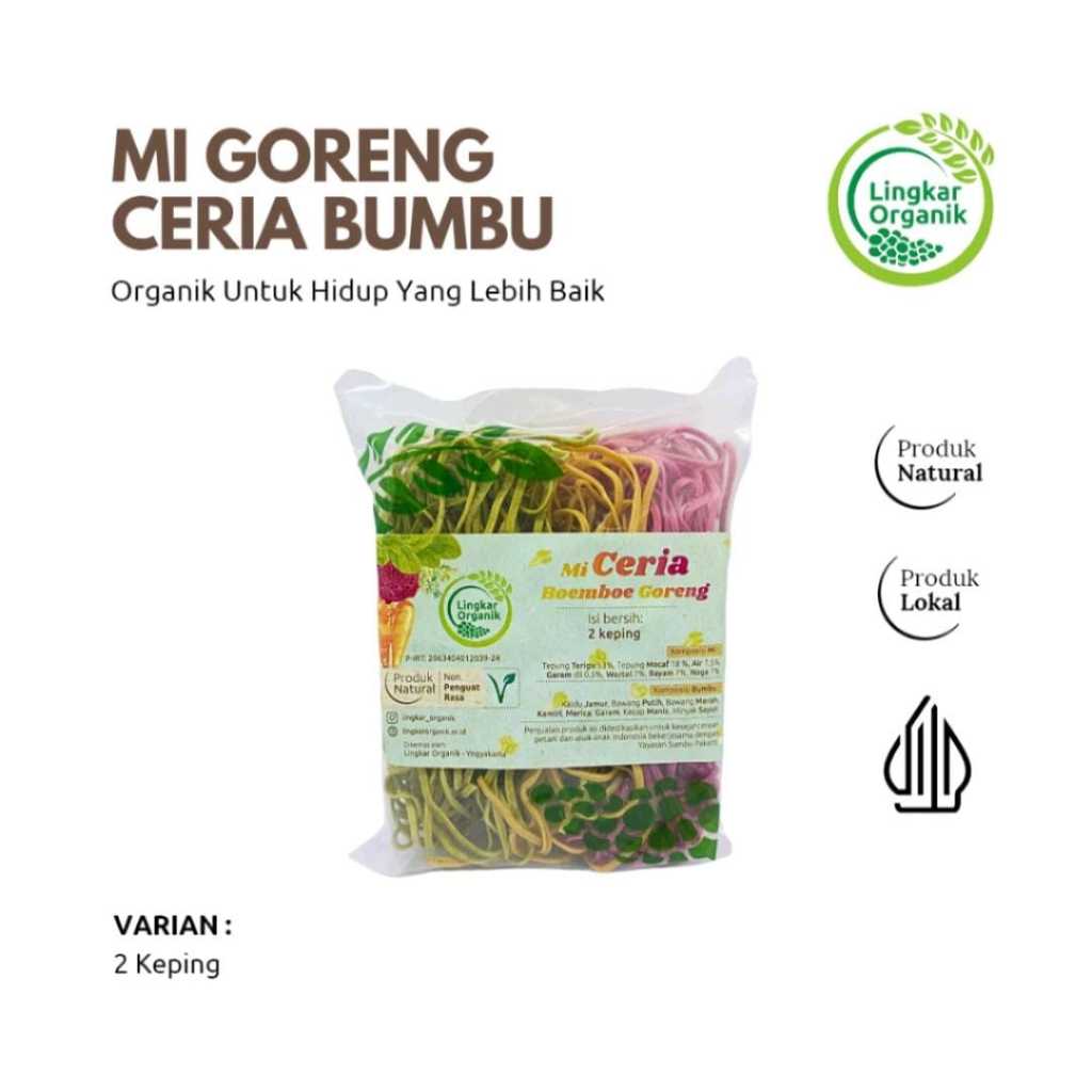 

Lingkar Organik - Mie Goreng Bumbu Ceria