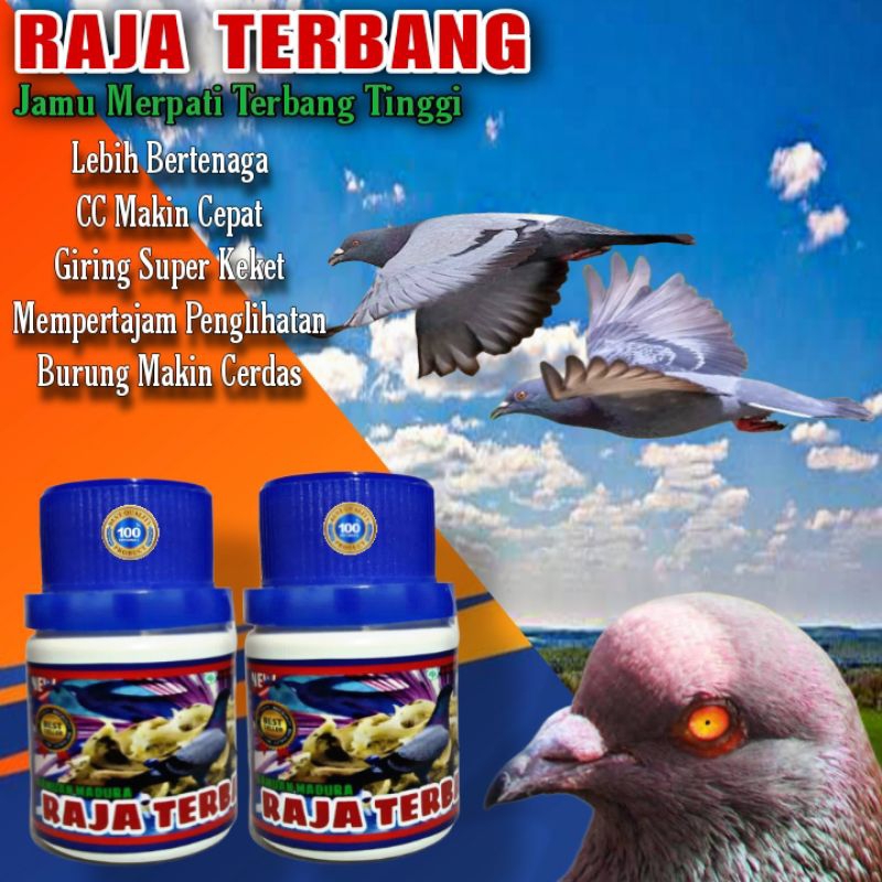 PROMO  JAMU MERPATI RAJA TERBANG TINGGI 100 pil hitam sarang walet setut stut door Losdor doping mer