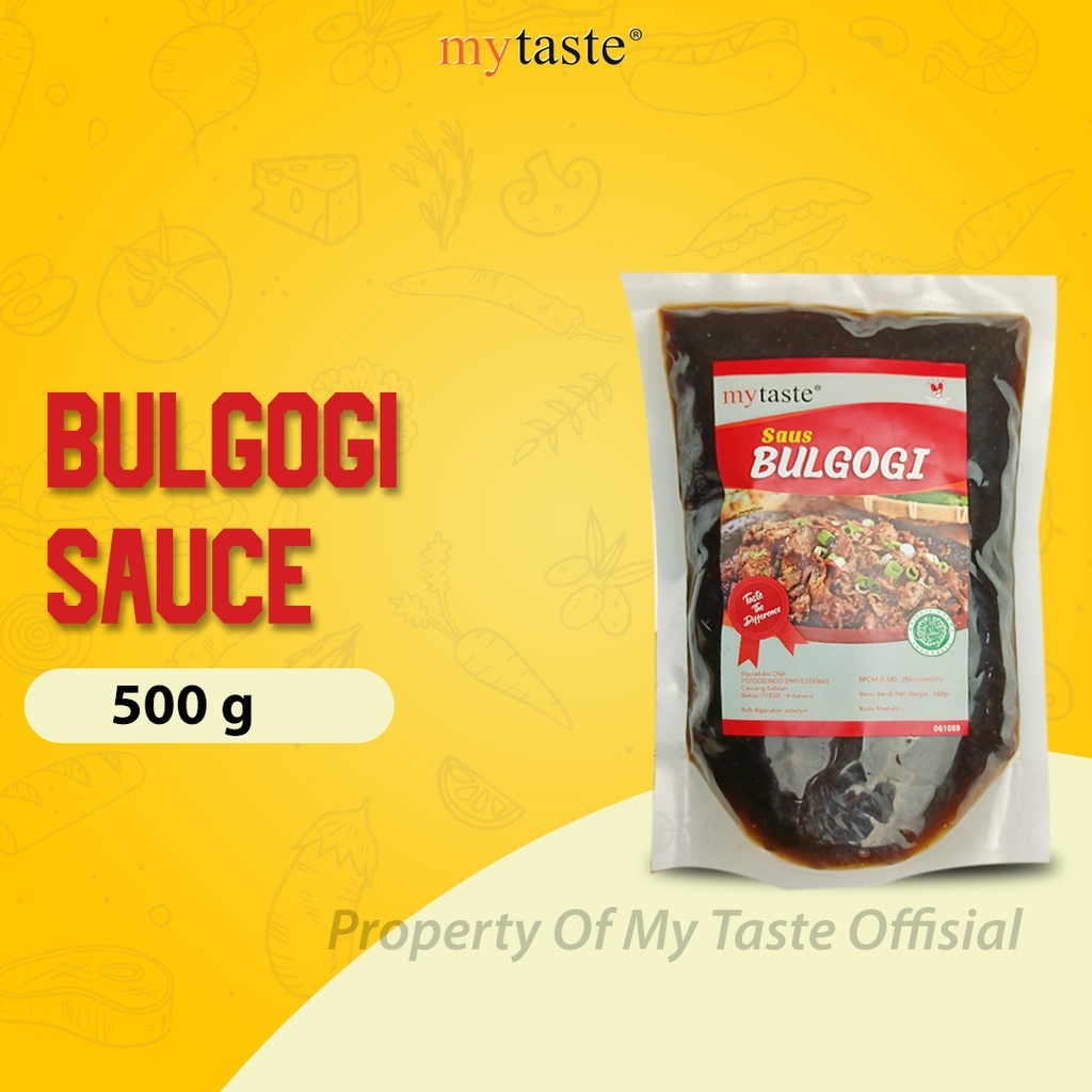 

MY TASTE BULGOGI SAUCE KEMASAN 500 GRAM BUMBU DAGING GRILL KHAS KOREA