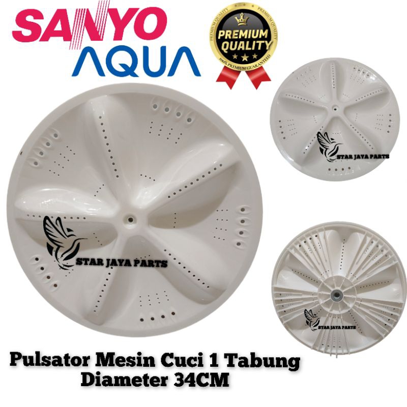 Pulsator Mesin Cuci Sanyo ASW-85SB / ASW-86SB 34cm Gigi 11