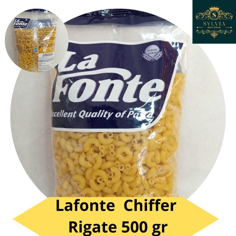 

Lafonte Makaroni pipa Chiffer Rigate 500 gr