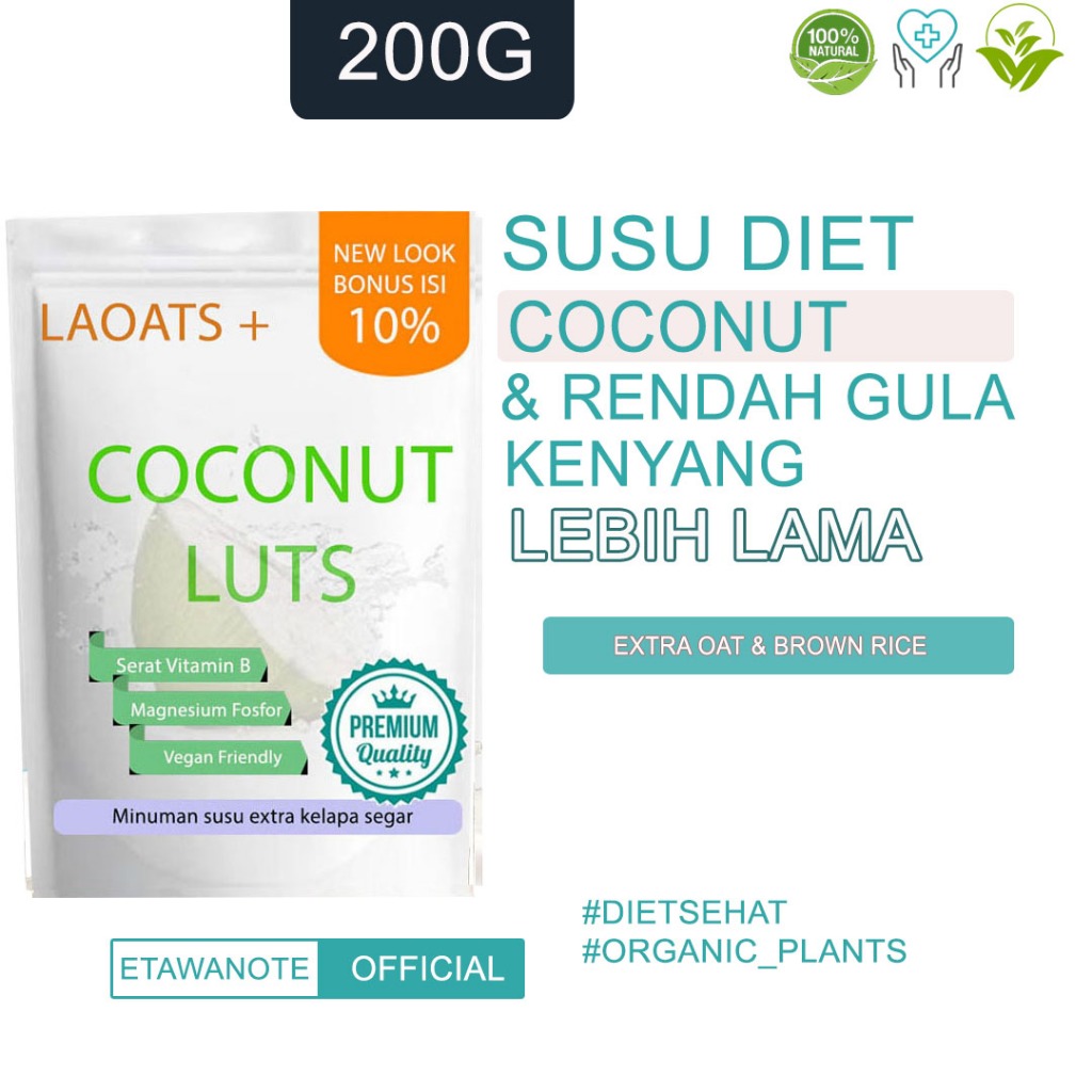

Coconut Drink Penurun Berat Badan Minuman Diet Pelangsing Badan Susu Diet Pengganti Makan Laoats