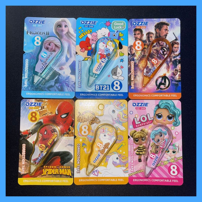 

Correction Tape Penghapus Tip x Kertas Mini Karakter