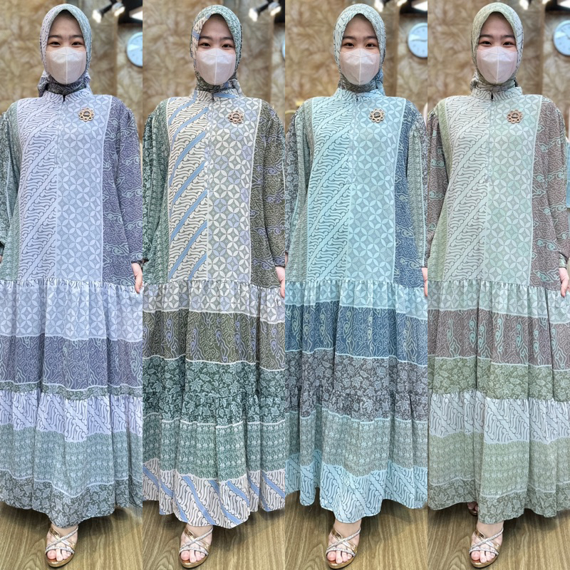 KHAYLA SET HIJAB | GAMIS SET HIJAB PREMIUM | GAMIS TETBARU | BAJU KONDANGAN