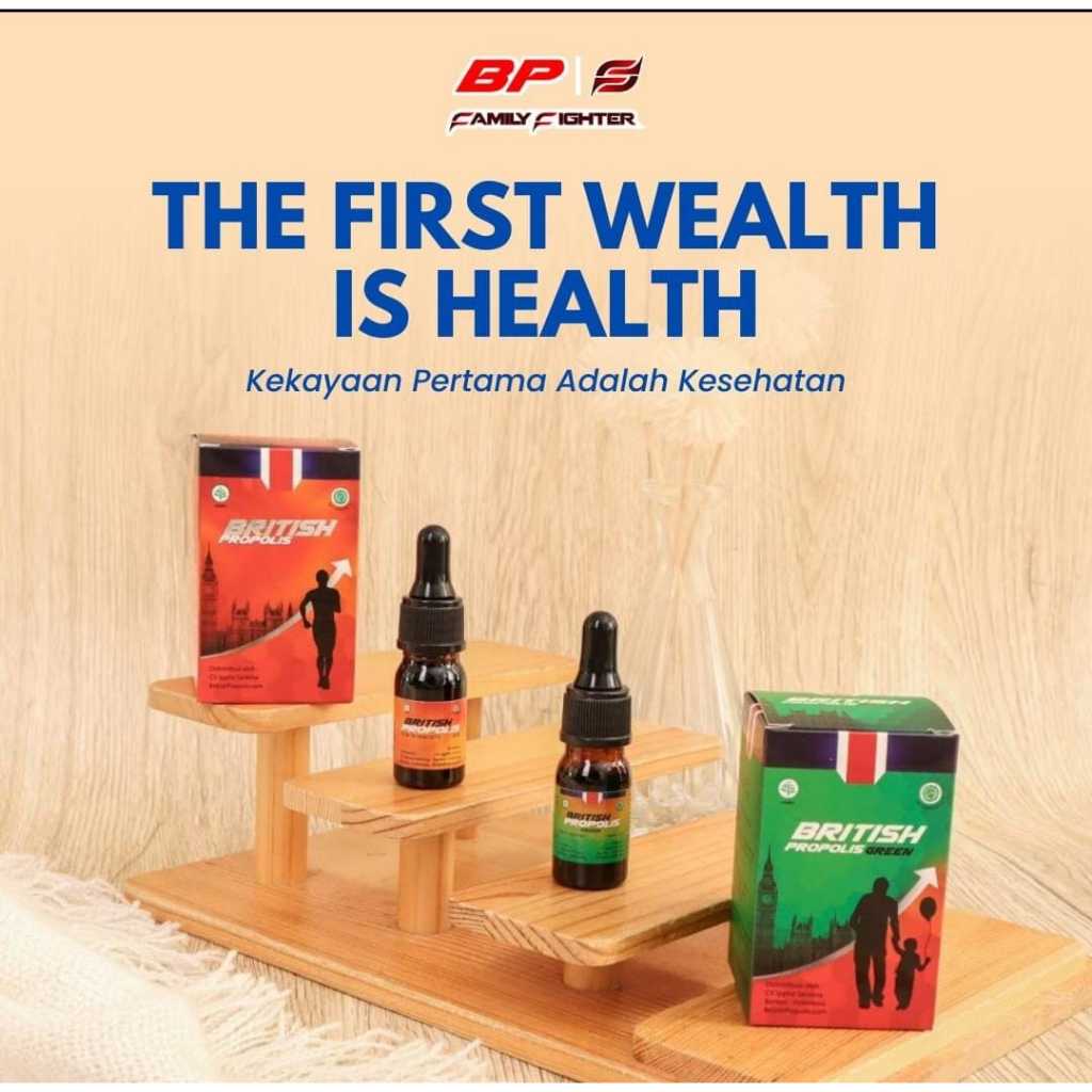 BRITISH PROPOLIS Original 100% Vitamin daya tubuh untuk anak dan dewasa Obat herbal mengobati diabet