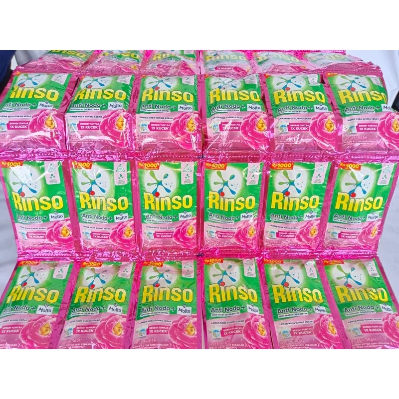 RINSO CAIR SACHET 38ML Kemasan 1000