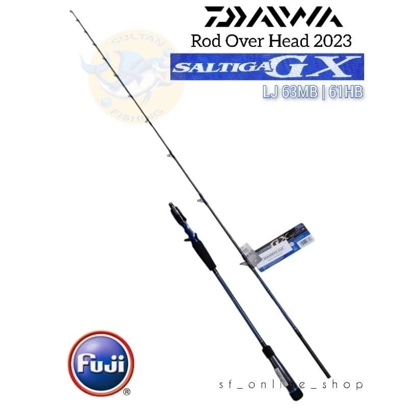 Joran OH DAIWA SALTIGA GX LJ 63MB 61HB Model 2023 | Reel Over Head