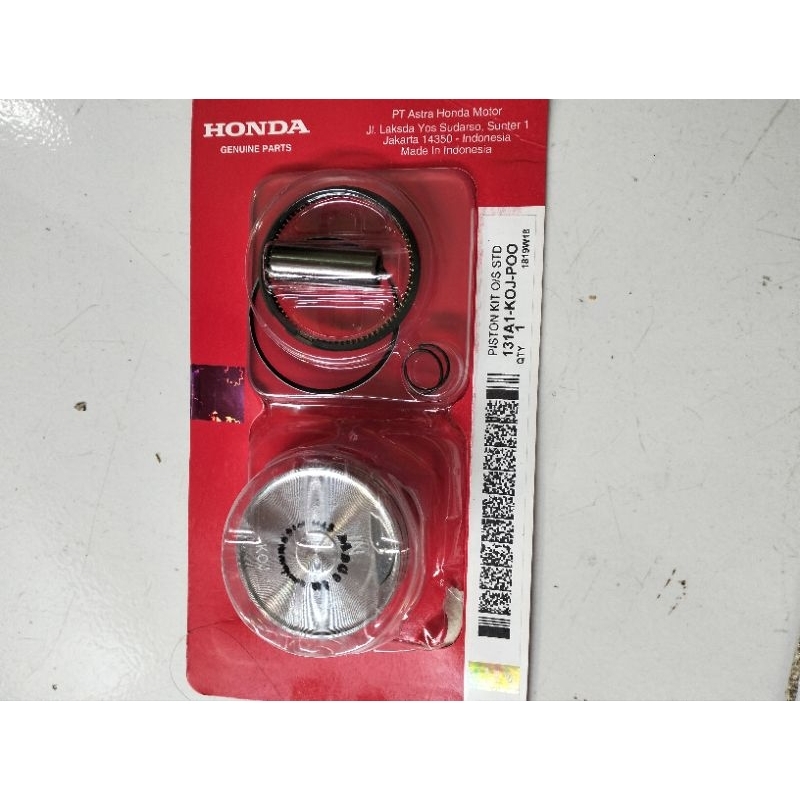 PISTON KIT STD GENIO BEAT 2020 KOJ