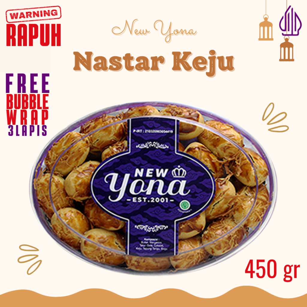 

New Yona Cookies Kue Lebaran Hampers Lebaran Nastar Kastangel FREE BUBBLE WRAP