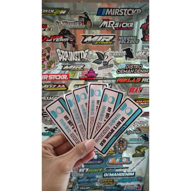 stiker motor viral my boy's spesial seat