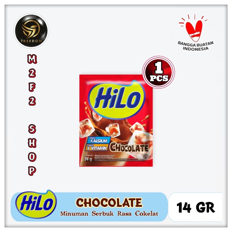 

Susu HiLo Chocolate Original | Serbuk Rasa Cokelat Sachet - 14 gr (Kemasan Satuan)