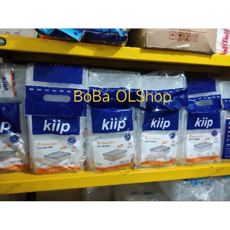 kiip Thinwall Food Container Kotak 650 ML & 750 ML isi 25 PCS