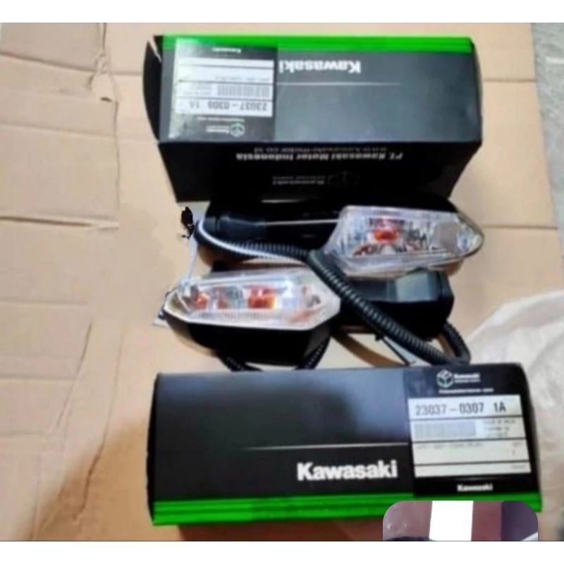 lampu sein belakang Ninja rr Mono Z250 SL sepasang original