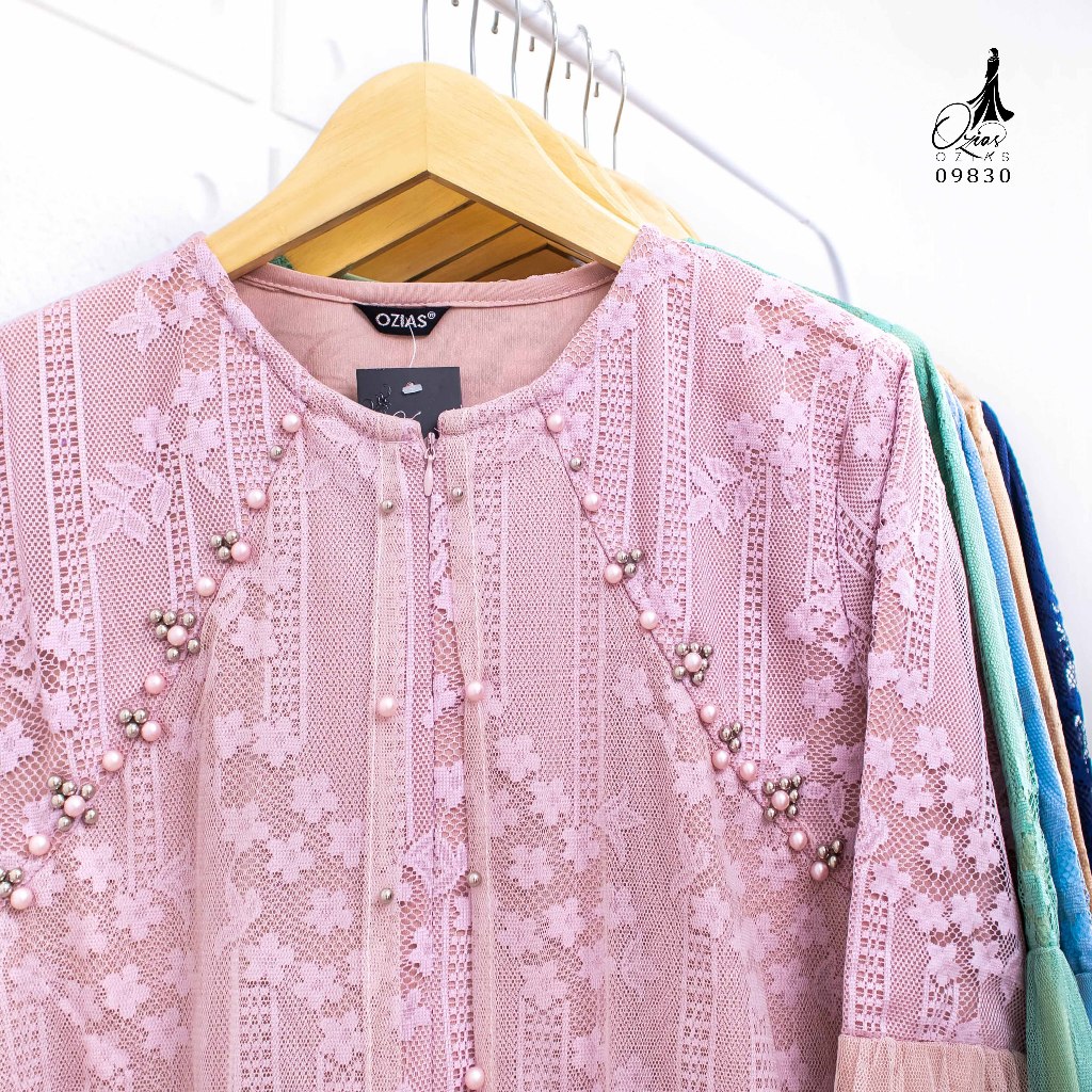 Ozias - Gamis Brokat Garden Lace 09830 Ld 105-6