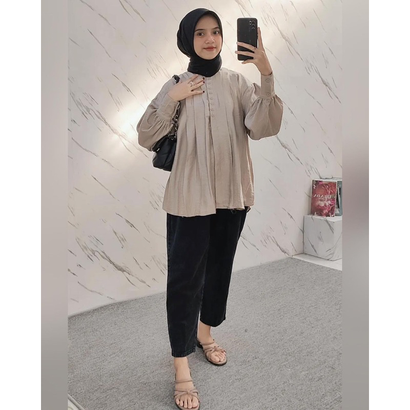 BLOUSE LINEN PREMIUM