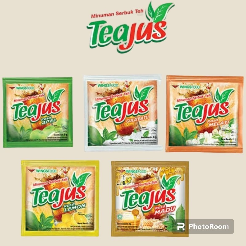 

[TERMURAH]TEA JUS MINUMAN SERBUK ANEKA RASA SACHET 10x6gr