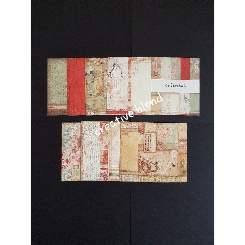 

Kertas Motif DIY Scrapbook Deco Art Oriental