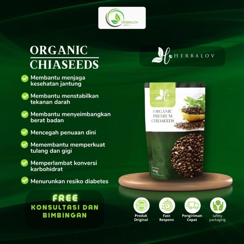 

Chia Seeds Herbalov | premium organik chia seeds