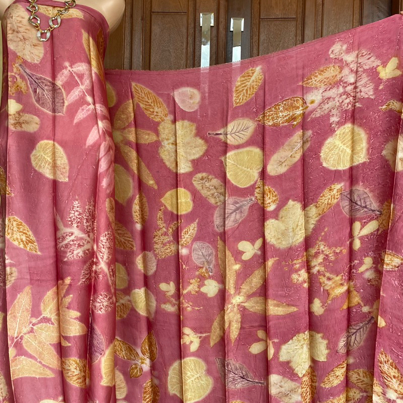 Kain Ecoprint Sutra Viscose