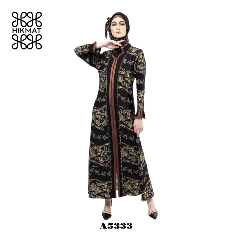 SALE 15% - ABAYA HIKMAT FASHION ORIGINAL A5333