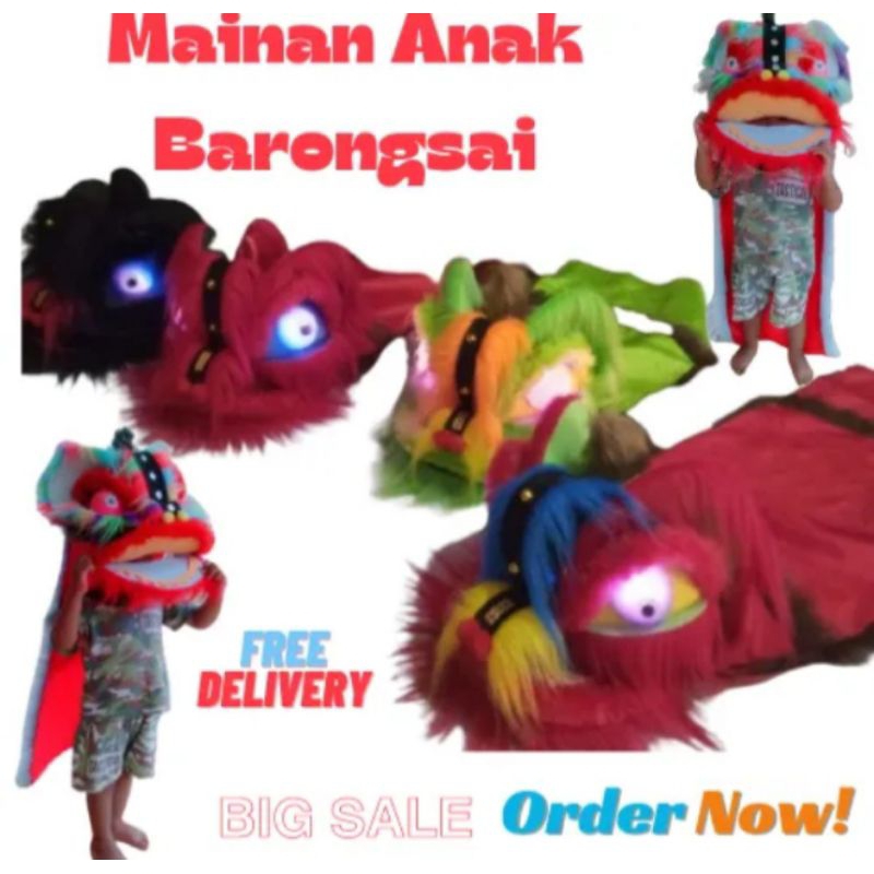 BARONGSAI LED/BARONGSAI MATA NYALA/BARONGSAI ANAK