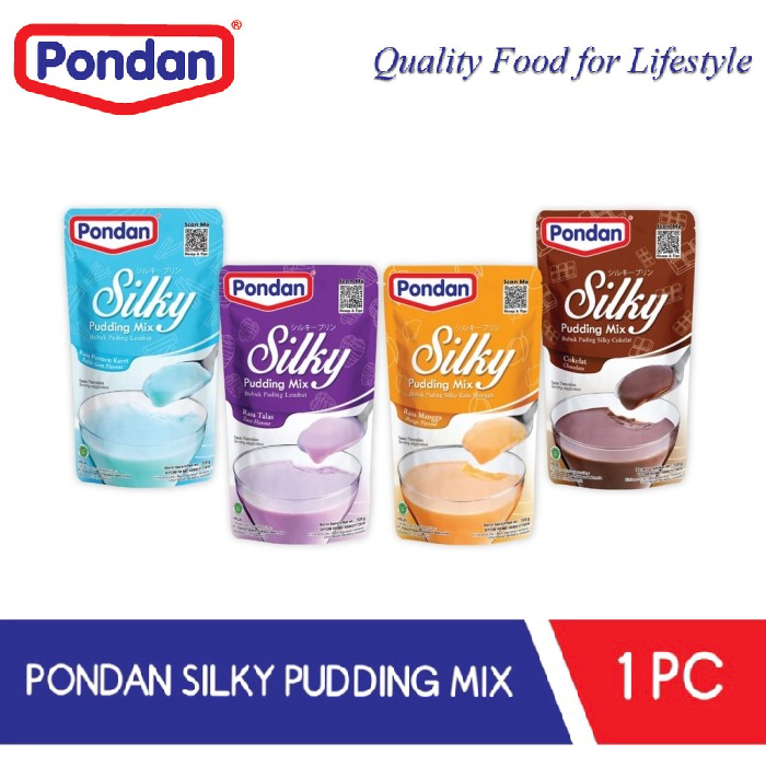 

Pondan Silky Pudding 100g - Bubuk Pudding Instant