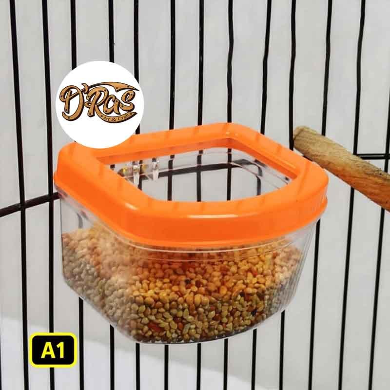 2pcs cepuk burung A1 cepuk makan minum burung anti tumpah