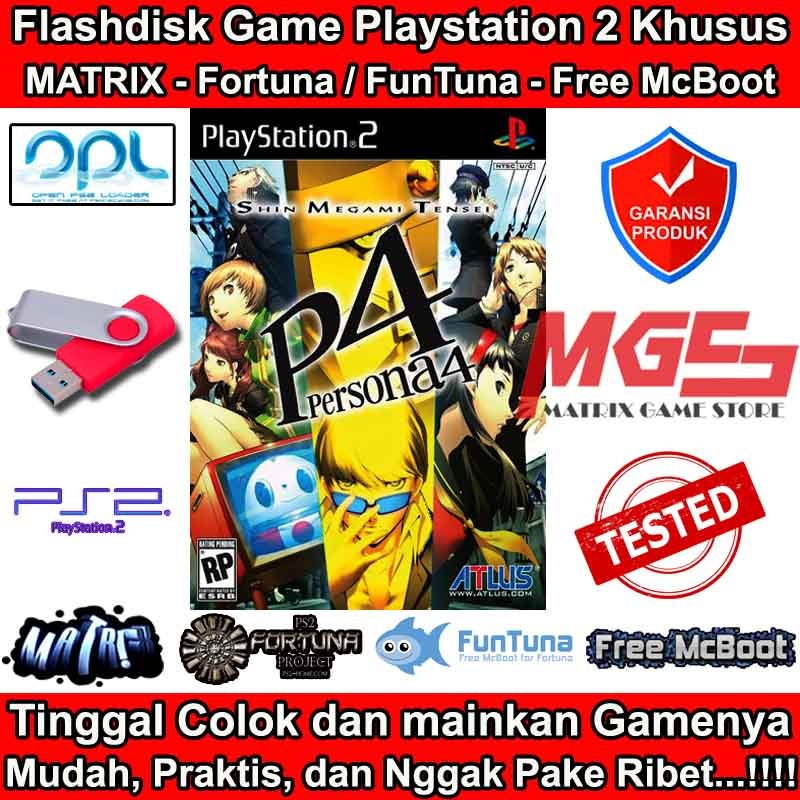 Flashdisk Game PS2 PS 2 Shin Megami Tensei - Persona 4