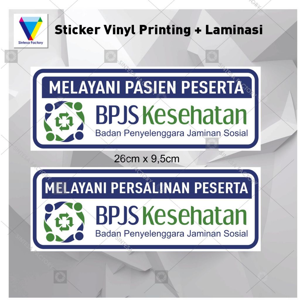 

Stiker BPeJs Stiker Klinik Dokter Stiker Printing