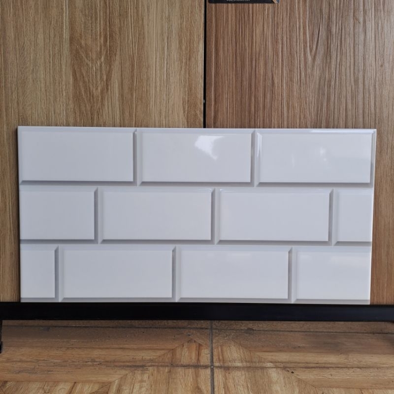 Keramik Dinding Bata Putih / Keramik Dinding Mulia Signature KW1 30x60 GLAMOUR BIANCO