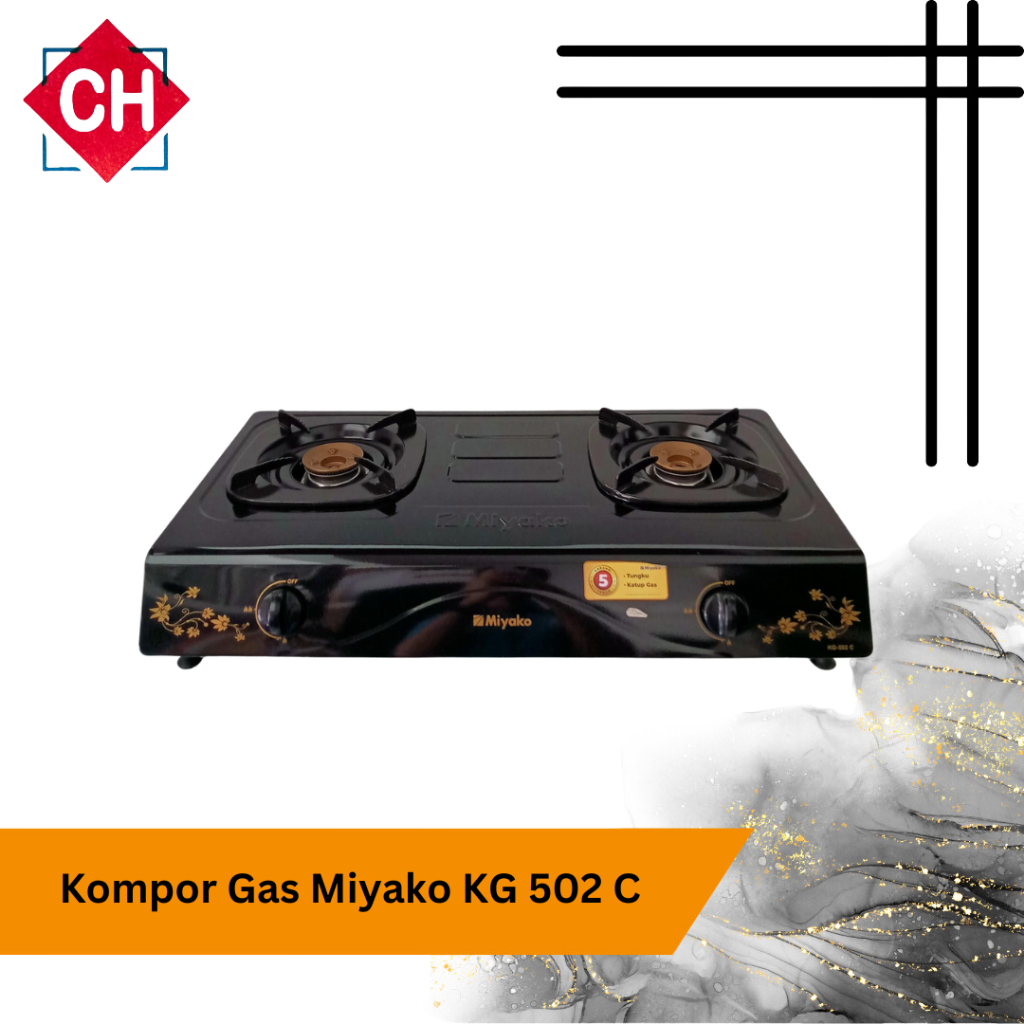 Kompor Gas Miyako KG 502 C/Kompor Gas 2 Tungku