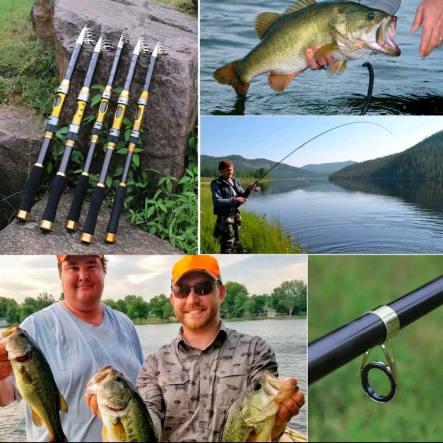 Joran Sougayilang Telescopic Fishing Rod Carbon 300cm