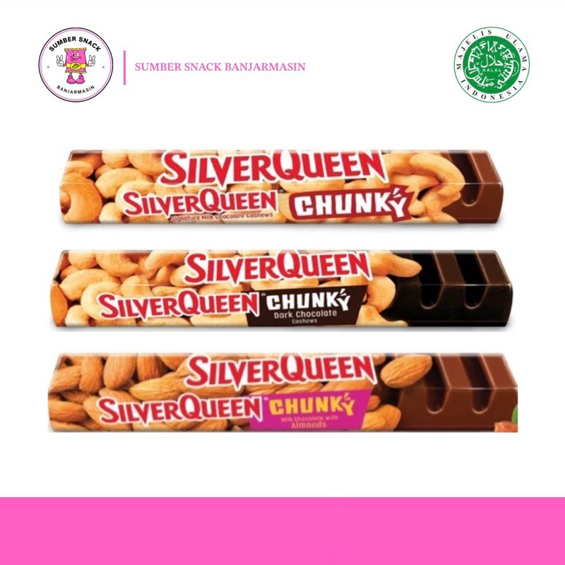 

Silverqueen Chunky (95g) (2 Varian Rasa)