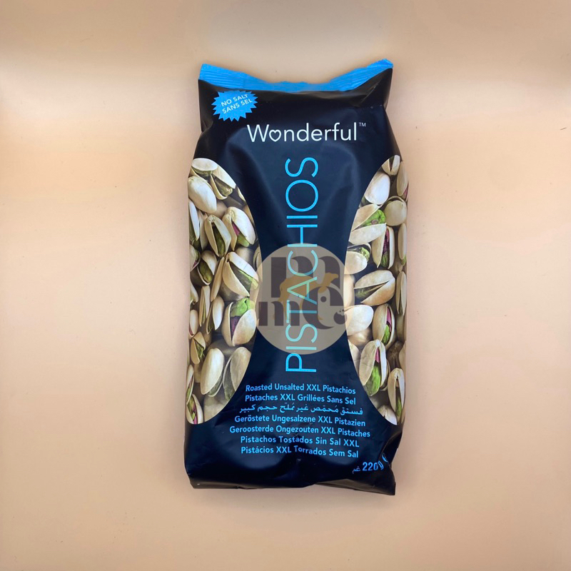 

WONDERFUL PISTACHIO /KACANG PISTACHIO PRODUK QATAR 220g