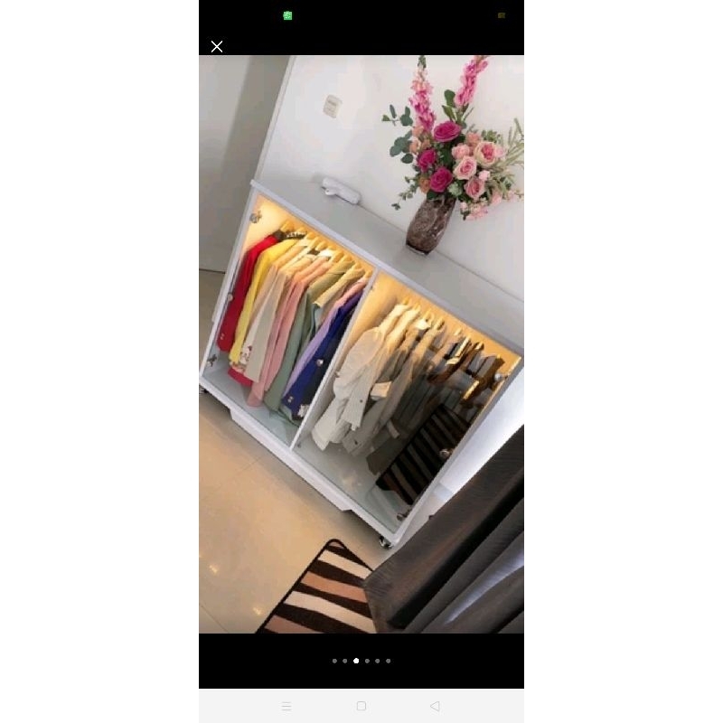 lemari pakaian gantungan mini