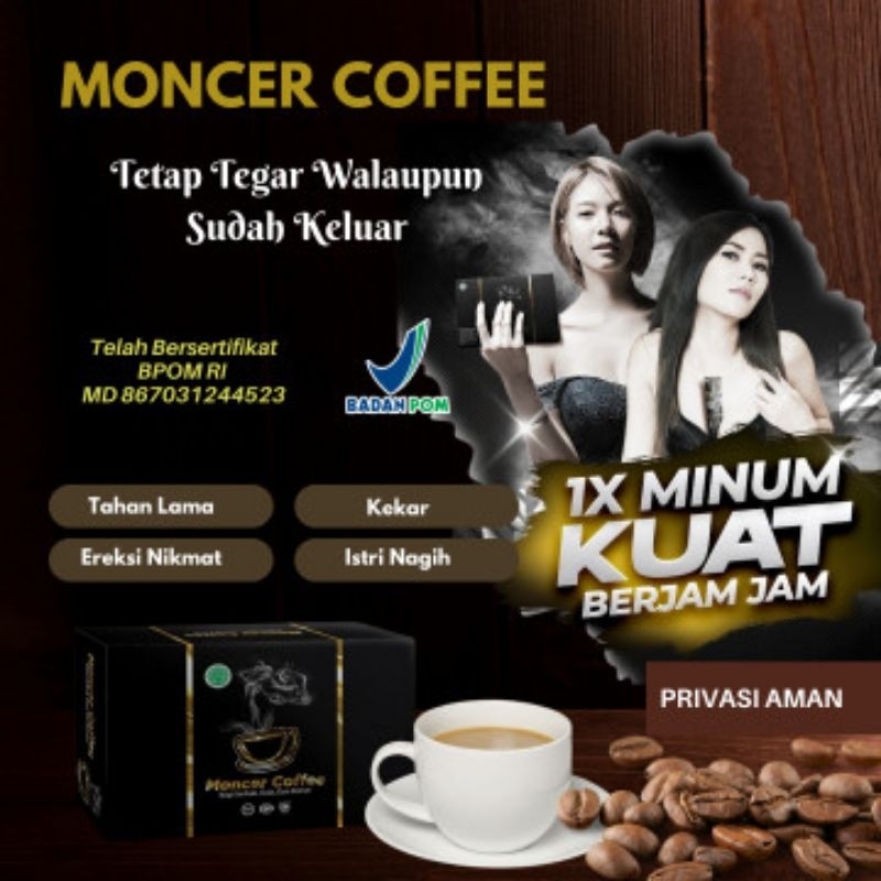 

Kopi MoNCR 2 box 16 sachet ORIGINAL penambah stamina